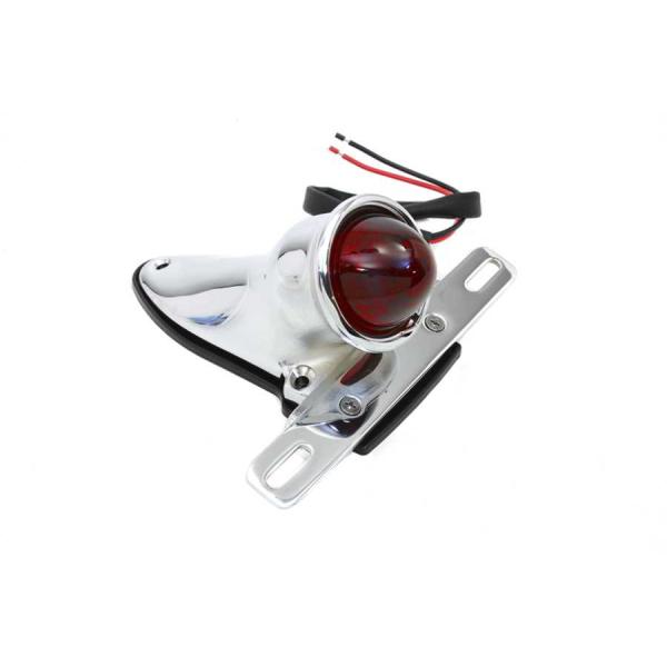 【互換品】 33-1941 Bates Bobber テールランプ アセンブリ クローム 取寄せ V...