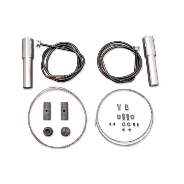 【互換品】 36-0498 スロットルおよびスパークコントロール用ケーブルキット 取寄せ Vツイン ...