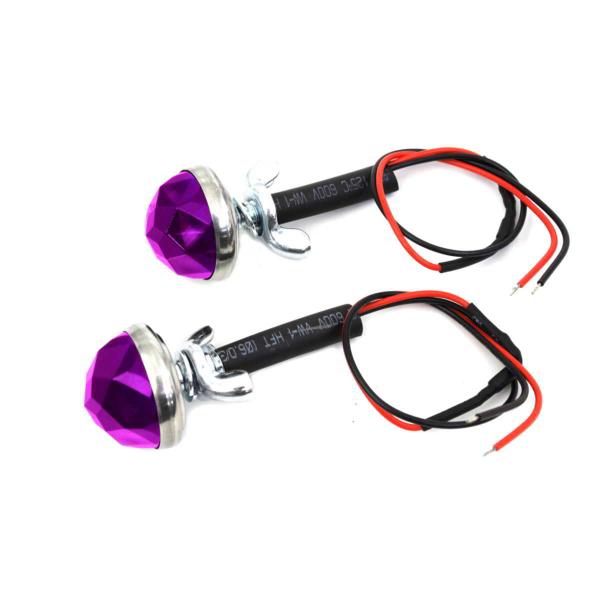 【互換品】 37-2107 紫色LEDリフレクターセット 取寄せ Vツイン Purple LED R...