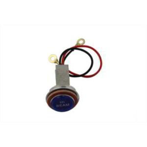 【互換品】 39-0122 ブルーハイビームインジケーターランプ 取寄せ Vツイン Blue High Beam Indicator Lamp (検索用／67891-75B｜ハーレーパーツデポPARTS DEPOT