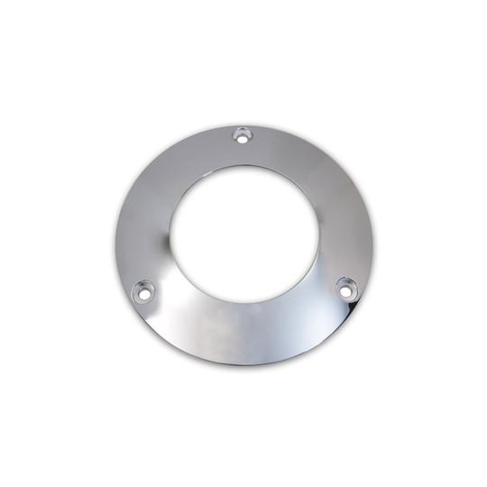 【互換品】 42-0238 3穴 Cスルー ダービーカバー クローム 取寄せ Vツイン 3-Hole...