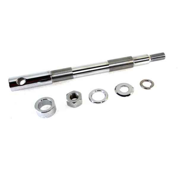 【互換品】 44-0363 クロームフロントアクスルキット 取寄せ Vツイン Chrome Fron...