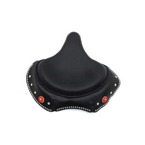 並行輸入品】 47-0158 ブラックレザーソロシート 取寄せ Vツイン