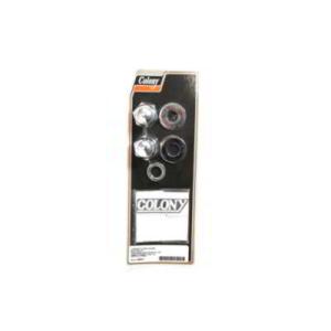 【並行輸入品】 8606-6 クローム アクスル ナット キット エイコーン スタイル 取寄せ Vツ...