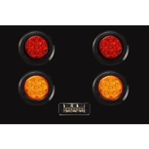 汎用LEDテールランプセット［S］ブラックリング : モーター