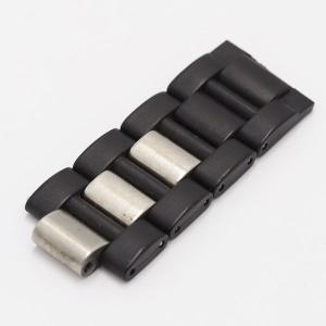 良品 カルティエ 純正コマ 4コマ ブラック/シルバー 20mm用 メンズ腕時計用 KRH 2000000 NSK