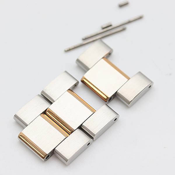 美品 セイコー 4R38-00S0 純正コマ 2コマ シルバーカラー 19mm用 メンズ腕時計 20...