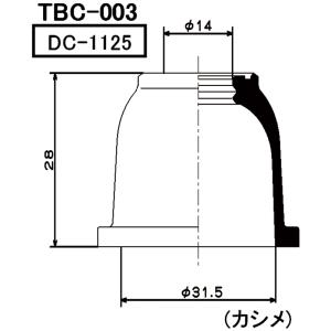 ミヤコ製　タイロットエンドブーツ　アテンザ（ＧＪ＃系）｜parts-ranger