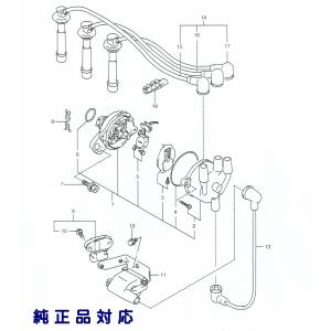 純正品　イグニッションコイル　ジムニー（ＪＡ２２）｜parts-ranger