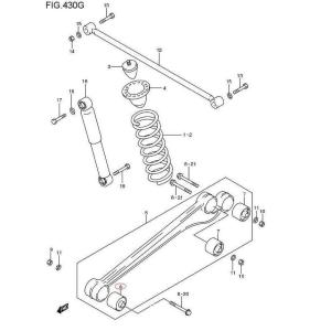 Ｒトレーリングアームブッシュ（前側）　ジムニー（ＪＢ２３Ｗ）｜parts-ranger