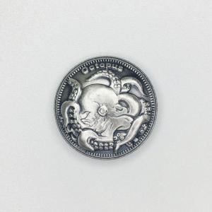 洋銀魚コンチョ(タコ)シルバーメッキVer. φ...の商品画像