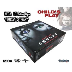 NECA　７インチ　アクションフィギュア　Chucky&Tiffany　Child's Play　チャッキー　ティファニー　チャイルドプレイ　ホラー　ドール｜parts758