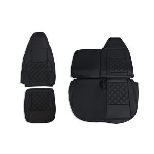 三菱 ふそう ベストワン ファイター シートカバー ダイヤカット ブルー