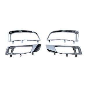 三菱 ふそう NEW 07 スーパーグレート メッキ フォグ ランプ カバー