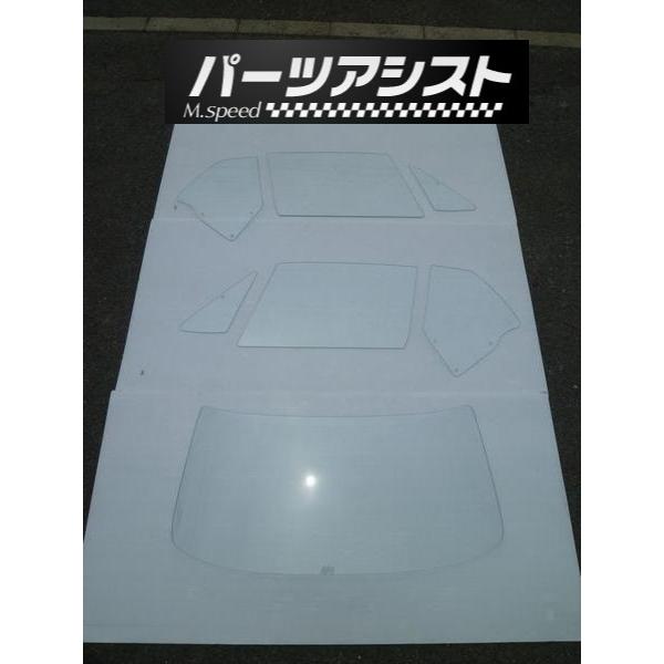 ハコスカ ２ドア ガラスコンプリート ガラスセット 白ガラス GT-R仕様 GC10 PGC10 K...