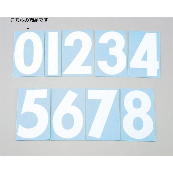 キタコ  ゼッケンシール(0) フロント/シロ/3マイ　000-0005000