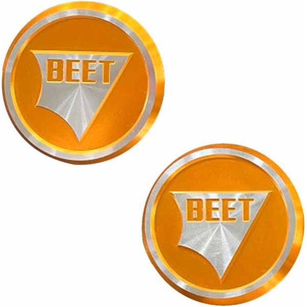 BEET ニンジャ1000SX スイングアームピポットプラグSET ゴールド 0427-KF7-10