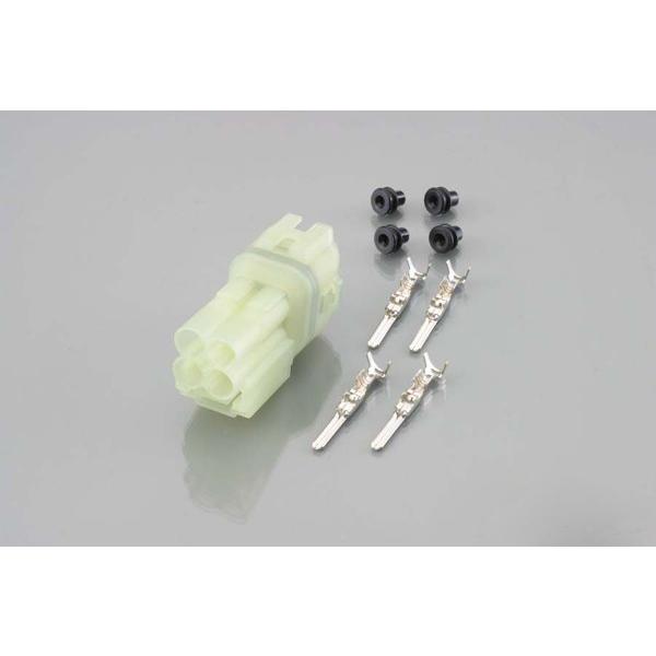 【4月4日出荷】キタコ  コネクターSET HMボウスイ/4Pオス　0900-755-02024