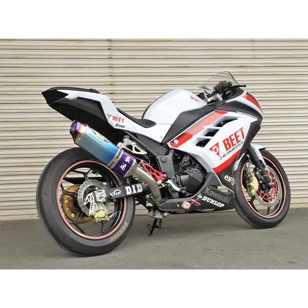 BEET ニンジャ250 マフラーＮ-R Evolution Type2 JP250用 ステンレス/...