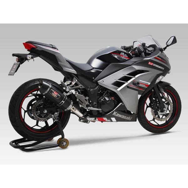 ヨシムラ ニンジャ250/ABS・Z250用　Sip-On R-77S サイクロン カーボンエンド ...