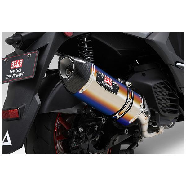 ヨシムラ 機械曲R-77Sサイクロン EXPORT SPEC マフラー[STB]   CYGNUS ...