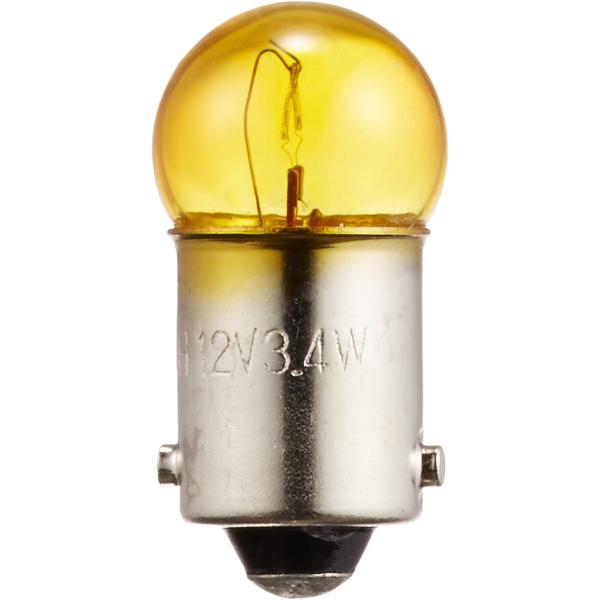 【3月14日出荷】M&amp;Hマツシマ 電球 12V3.4W イエロー G10 BA9S 1個入 1P71...