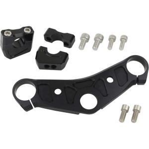 シフトアップ XR100モタード XR50モタード ホンダ ビレットトップブリッジ クランプセット ブラック 201080-06｜パーツボックス2号店
