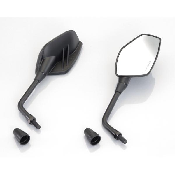 【4月8日出荷】キタコ  GPRミラー(T3) R/10/セイ BK 675-1205020