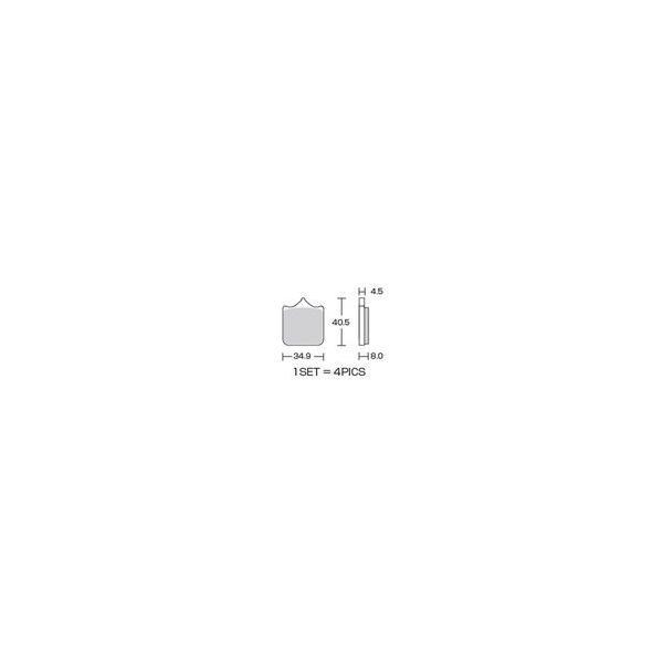 【5月21日出荷】キタコ  S1000RR（&apos;09〜） SBS ブレーキパッド  870HS(フロン...
