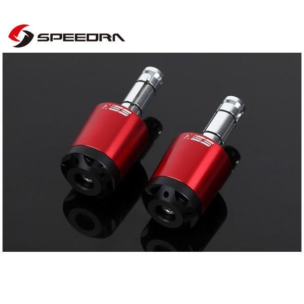 SSK SPEEDRA アルミハンドルバーエンド 14-19mm(レッド)  ABEOP01RD