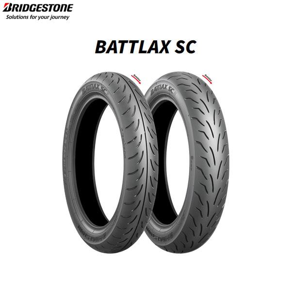 【7月1日出荷】ブリヂストン BRIDGESTONE MCS00009 BATTLAX SC フロン...