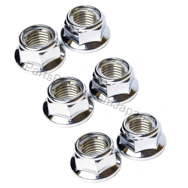 X.A.M Japan  XAM シャインロックナット  M8クロームメッキ6P BN-SN8C-6...