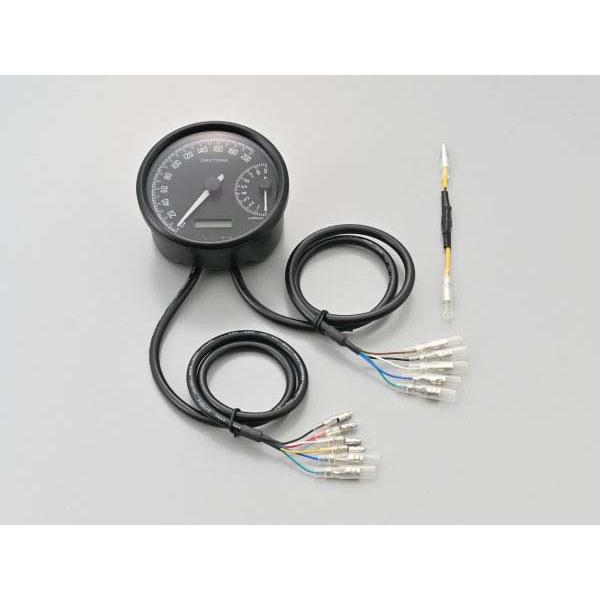 【4月10日出荷】デイトナ VELONA W 電気式スピード＆タコメーター φ80 DAY48138