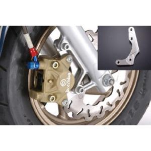 アクティブ XJR1300 リアキャリパーサポート シルバー (2POT 84mm