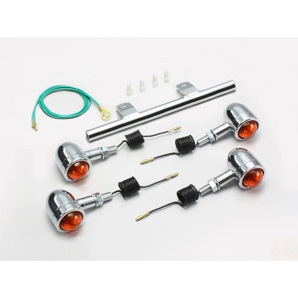 【×欠品中 要納期確認】ハリケーン ミニブレットウインカーキット(OR) JAZZ 　HA5414-...