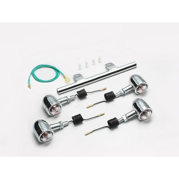 【×欠品中 要納期確認】ハリケーン ミニブレットウインカーキット(CL) JAZZ 　HA5414C...