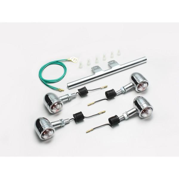 【×欠品中 要納期確認】ハリケーン ミニブレットウインカーキット(CL)ジョーカー　HA5421C-...