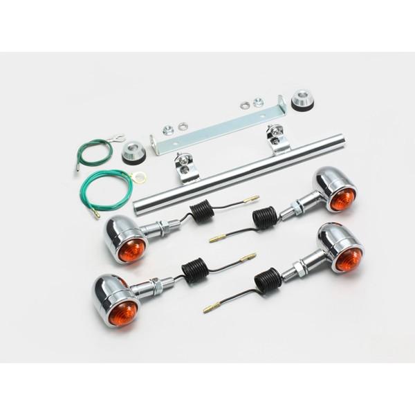 【×欠品中 要納期確認】ハリケーン ミニブレットウインカーキット(OR) NC34 　HA5423-...