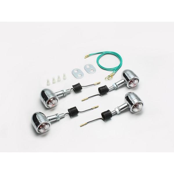 【×欠品中 要納期確認】ハリケーン ミニブレットウインカーキット(CL) JAZZ 　HA5424C...