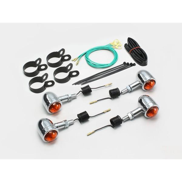 【×欠品中 要納期確認】ハリケーン ミニブレットウインカーキット(OR) Dスター4　HA5428-...