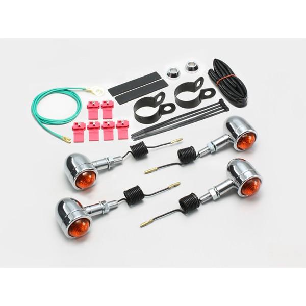 【×欠品中 要納期確認】ハリケーン ミニブレットウインカーキット(OR) イントルー　HA5435-...