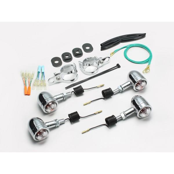 【×欠品中 要納期確認】ハリケーン ミニブレットウインカーキット(CL)シャドウS　HA5440C