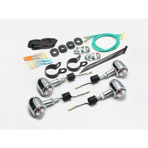 【×欠品中 要納期確認】ハリケーン ミニブレットウインカーキット(CL)シャドウS　HA5441C