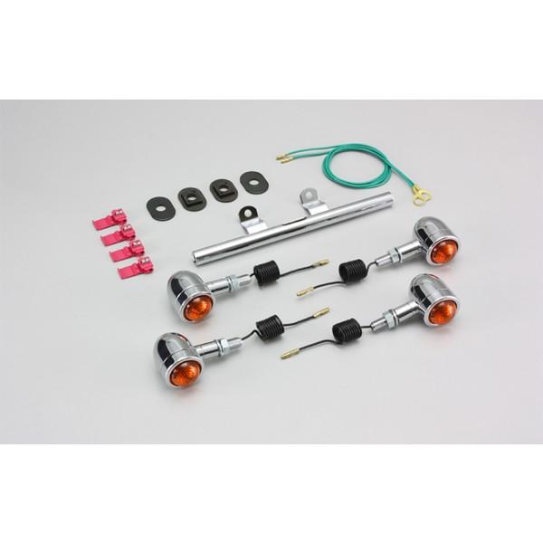 【×欠品中 要納期確認】ハリケーン ミニブレットウインカーキット OR スティード　HA5442