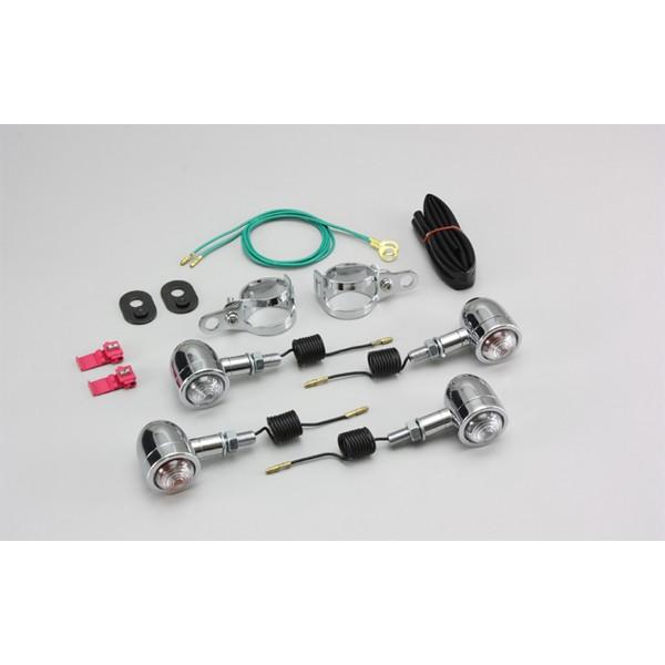 【×欠品中 要納期確認】ハリケーン ミニブレットウインカーキット CL マグナ25　HA5445C