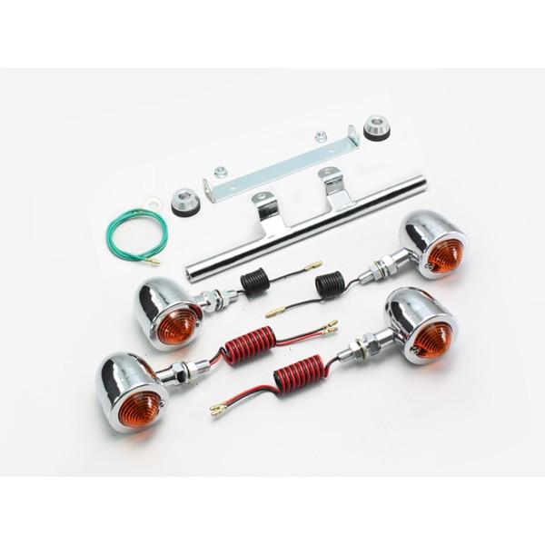 【×欠品中 要納期確認】ハリケーン ブレットウインカーキット(OR) シャドウ4S　HA5529-0...