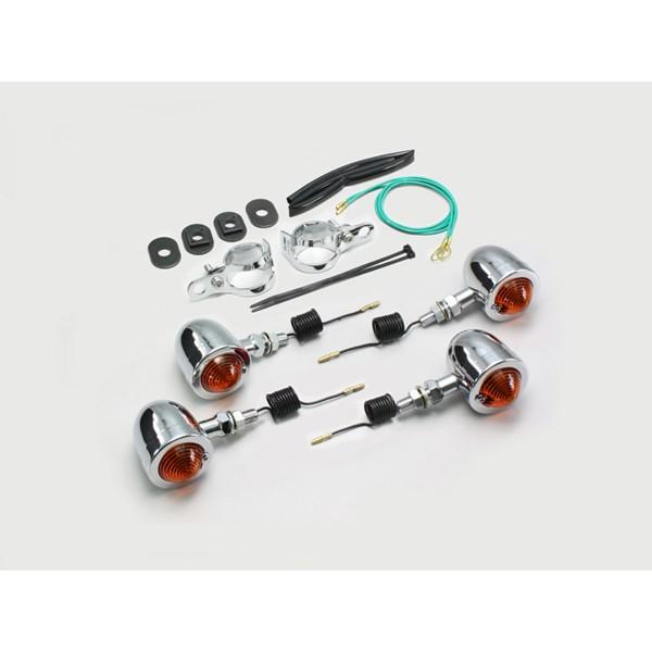 【○メーカー在庫あり】ハリケーン ブレットウインカーキット(OR) シャドウS　HA5531-01