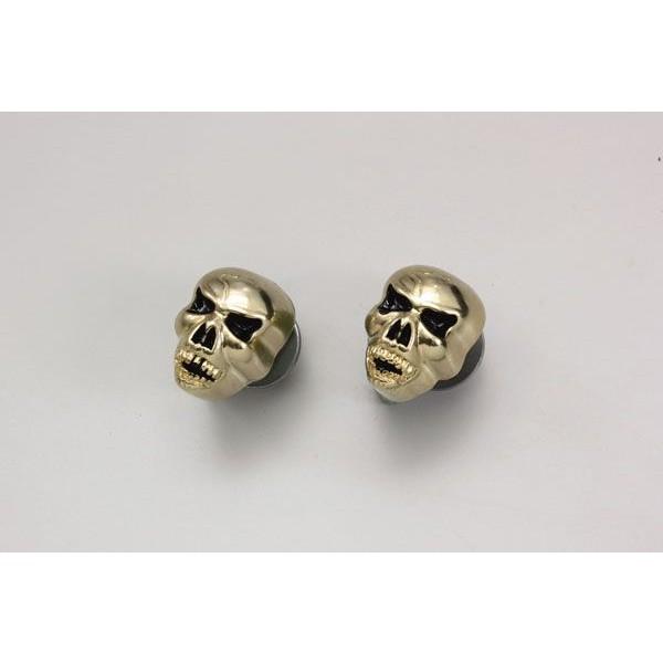 【○メーカー在庫あり】ハリケーン SKULLクロメット  ゴールド  M6　HA7419G