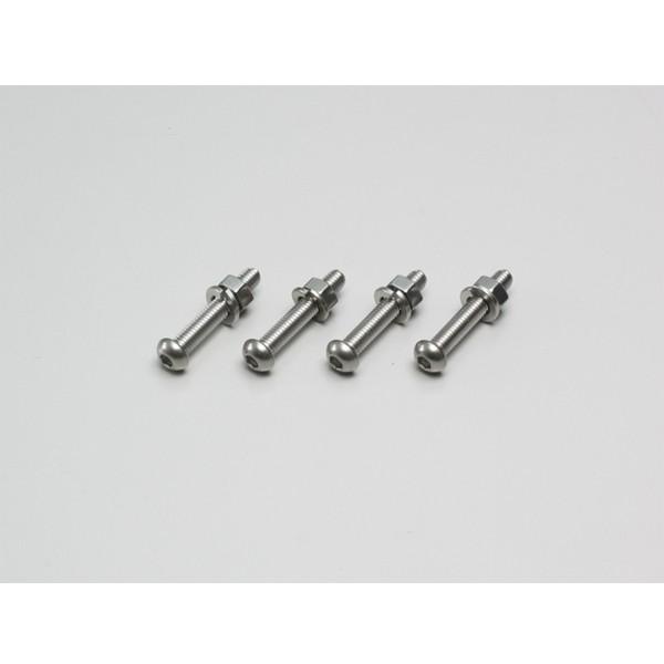 【○メーカー在庫あり】ハリケーン M6・ステンレス ボタンボルト 4PS  　HN3635S