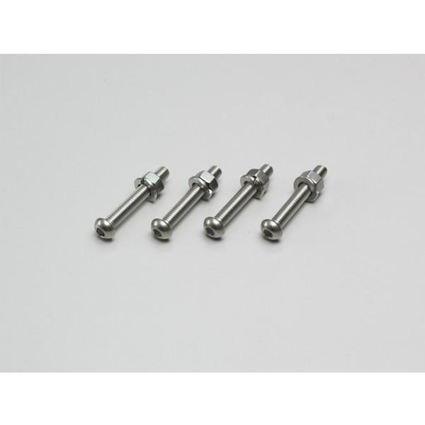 【○メーカー在庫あり】ハリケーン M6・ステンレス ボタンボルト 4PS  　HN3640S